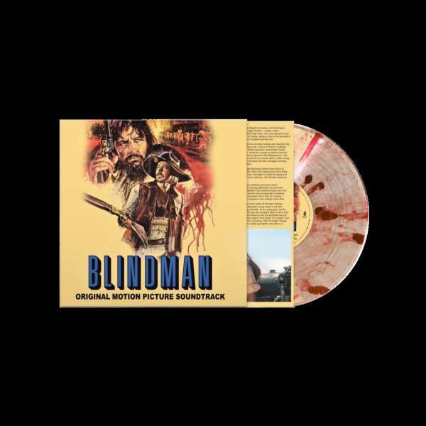 Stelvio Cipriani Blindman OST Blood Splatter Vinyl 12 Vinyl